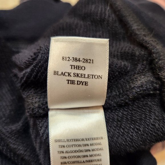 Rails Theo Black Skeleton Tie Dye Sweatshirt Size XS - Picture 5 of 6